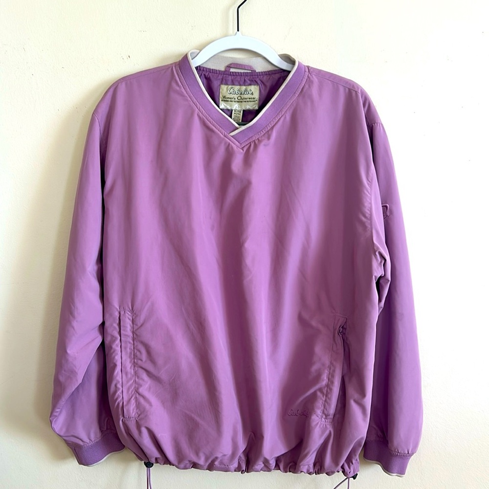 Vintage Cabela’s X Large purple windbreaker